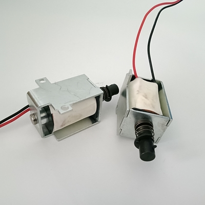 Tugas Berat 24v Dorong Tarik Solenoid Valve Motor Kecepatan Tinggi